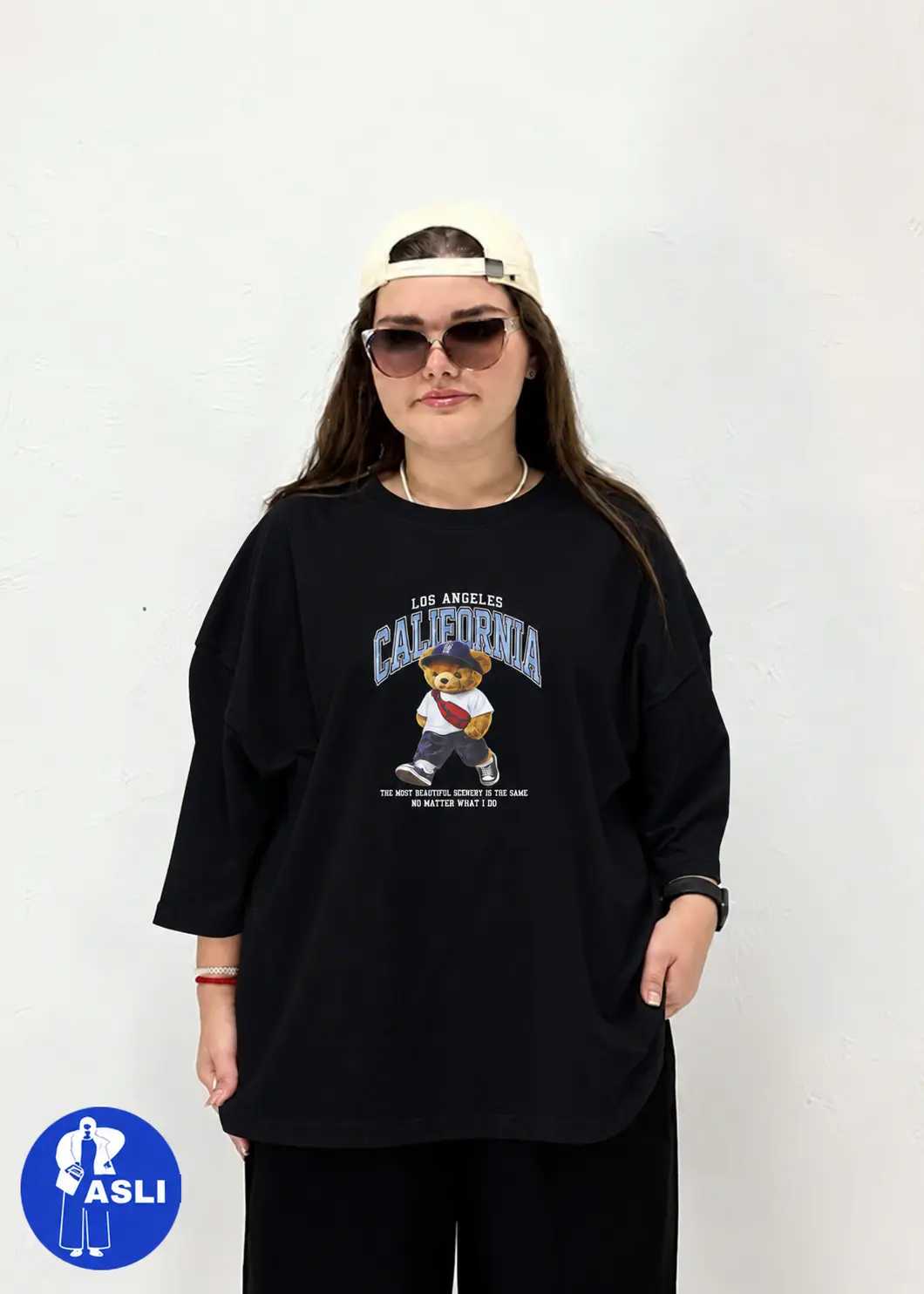 تیشرت باکسی سایز بزرگ california